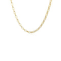 14k Yellow Gold Oval Rolo Chain (3.20 mm) by Avera Group
