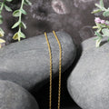 14k Yellow Gold Round Cable Link Chain 1.5mm by Avera Group