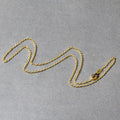 14k Yellow Gold Round Cable Link Chain 1.5mm by Avera Group
