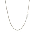 10k White Gold Gourmette Chain (1.40 mm) by Avera Group