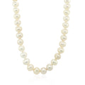 14k Yellow Gold Necklace with White Freshwater Cultured Pearls (6.0mm to 6.5mm) by Avera Group