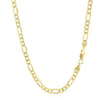 14k Yellow Gold Lite Figaro Chain (3.70 mm) by Avera Group