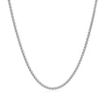 14k White Gold Round Wheat Chain (1.50 mm) by Avera Group