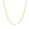 10k Yellow Gold Singapore Chain (1.50 mm) by Avera Group