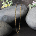 10k Yellow Gold Singapore Chain (1.50 mm) by Avera Group