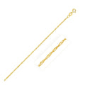 10k Yellow Gold Singapore Anklet 1.5mm by Avera Group