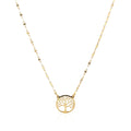 14K Yellow Gold Tree of Life Necklace by Avera Group