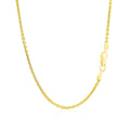 14k Yellow Gold Forsantina Lite Cable Link Chain (1.80 mm) by Avera Group