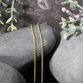 14k Yellow Gold Forsantina Lite Cable Link Chain (1.80 mm) by Avera Group