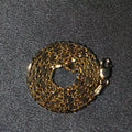 14k Yellow Gold Diamond-Cut Alternating Bead Chain (1.30 mm) by Avera Group