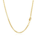 14k Yellow Gold Rolo Chain (2.50 mm) by Avera Group