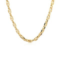 14k Yellow Gold Anchor Chain (4.50 mm) by Avera Group