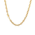 14k Yellow Gold Anchor Chain (4.50 mm) by Avera Group