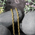 14k Yellow Gold Anchor Chain (4.50 mm) by Avera Group