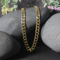 14k Yellow Gold Solid Curb Chain (5.70 mm) by Avera Group