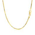 14k Yellow Gold Classic Box Chain (1.10 mm) by Avera Group