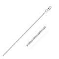 14k White Gold Franco Chain (1.20 mm) by Avera Group
