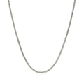14k White Gold Franco Chain (1.20 mm) by Avera Group