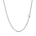 14k White Gold Franco Chain (1.20 mm) by Avera Group
