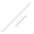 14k White Gold Solid Figaro Chain 1.9mm by Avera Group