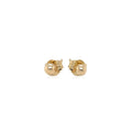 14k Yellow Gold Polished Round Stud Earrings(3mm) by Avera Group