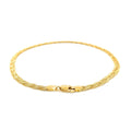 14k Yellow Gold Braided Bracelet (3.50 mm) by Avera Group
