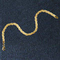 14k Yellow Gold Braided Bracelet (3.50 mm) by Avera Group