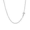 14k White Gold Singapore Chain (1.10 mm) by Avera Group