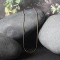 14k Yellow Gold Round Snake Chain (0.90 mm) by Avera Group
