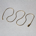 14k Yellow Gold Round Snake Chain (0.90 mm) by Avera Group