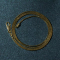 14k Yellow Gold Round Snake Chain (0.90 mm) by Avera Group