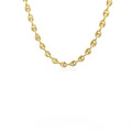 14k Yellow Gold Puffed Mariner Link Chain (4.70 mm) by Avera Group