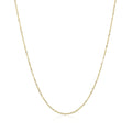 14k Yellow Gold Singapore Chain 0.8mm (0.81 mm) by Avera Group