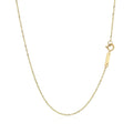 14k Yellow Gold Singapore Chain 0.8mm (0.81 mm) by Avera Group
