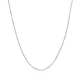 10k White Gold Cable Chain (1.10 mm) by Avera Group
