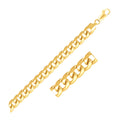 14k Yellow Gold Solid Miami Cuban Bracelet (7.20 mm) by Avera Group