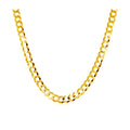 3.6mm 14k Yellow Gold Solid Curb Chain by Avera Group