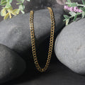 3.6mm 14k Yellow Gold Solid Curb Chain by Avera Group