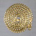 3.6mm 14k Yellow Gold Solid Curb Chain by Avera Group