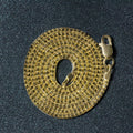 14k Yellow Gold Ice Chain (1.30 mm) by Avera Group