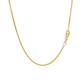 14k Yellow Gold Gourette Chain 1.0mm (1.00 mm) by Avera Group