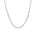 14k White Gold Singapore Chain (1.80 mm) by Avera Group