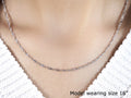 14k White Gold Singapore Chain (1.80 mm) by Avera Group