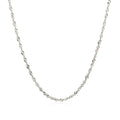 14k White Gold Singapore Chain (1.30 mm) by Avera Group