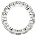 Round Cut Lab Grown Diamond Eternity Ring in 14k White Gold (6 cttw FG/VS2) by Avera Group