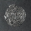 14k White Gold Solid Figaro Chain (3.00 mm) by Avera Group