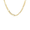 14k Yellow Gold Lite Figaro Chain (4.70 mm) by Avera Group
