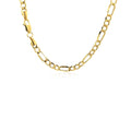 14k Yellow Gold Lite Figaro Chain (4.70 mm) by Avera Group