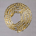 14k Yellow Gold Lite Figaro Chain (4.70 mm) by Avera Group