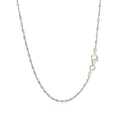 Sterling Silver 1.6mm Singapore Style Chain (1.50 mm) by Avera Group